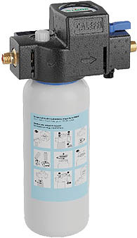 Caleffi: Enthärtungs- und Entsalzungseinheit.