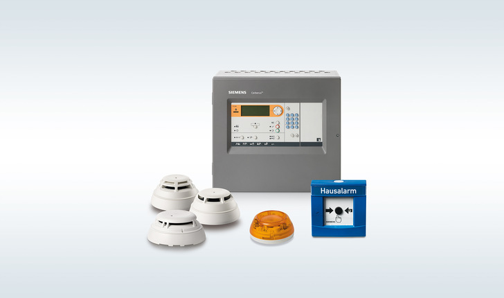 Siemens: Brandwarnzentrale Cerberus FC361. - © Bild: Siemens
 Siemens: Brandwarnzentrale Cerberus FC361.