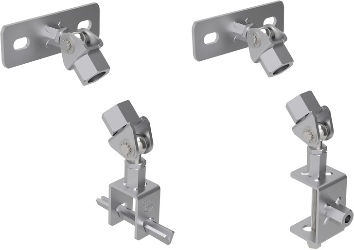 Geberit: Pluvia-Abstützungsset.