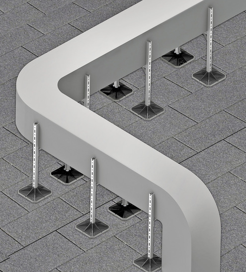 Mefa: Big-Foot-Montagebeispiel.