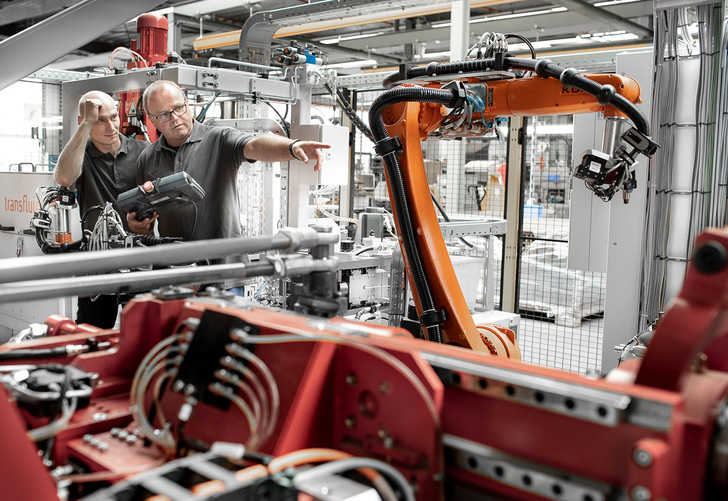 Produktion am Oventrop-Standort Brilon.