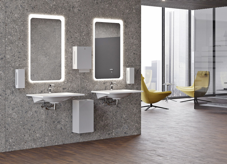 Hewi: Spender für Sanitärsystem 900.