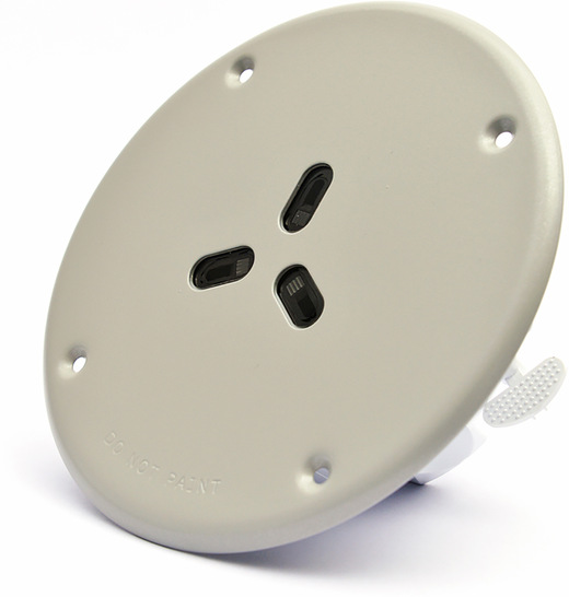 Labor Strauss Gruppe: Rauchwarnmelder FL6100-600 mit Metallfrontplatte.