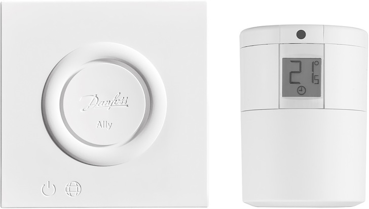 Danfoss Ally: Gateway und Thermostat. - © Danfoss
