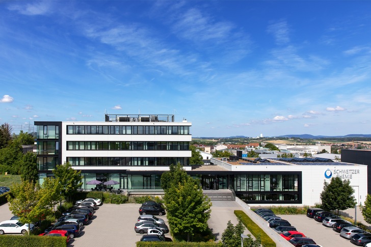 Firmensitz von Schweitzer-Chemie in Freiberg am Neckar.