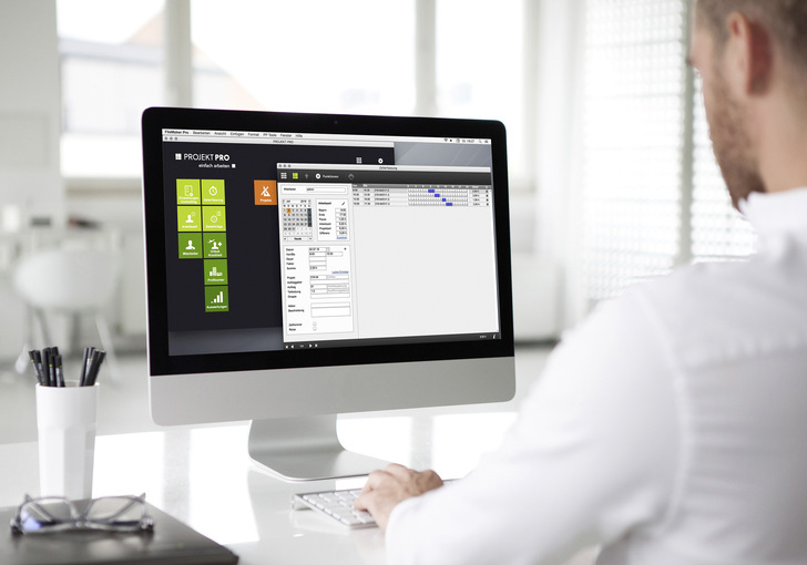 Bild 1 Zettelwirtschaft war gestern: Die digitale Dokumentation von Zeiten, Projekten und Tätigkeiten rationalisiert Prozesse.