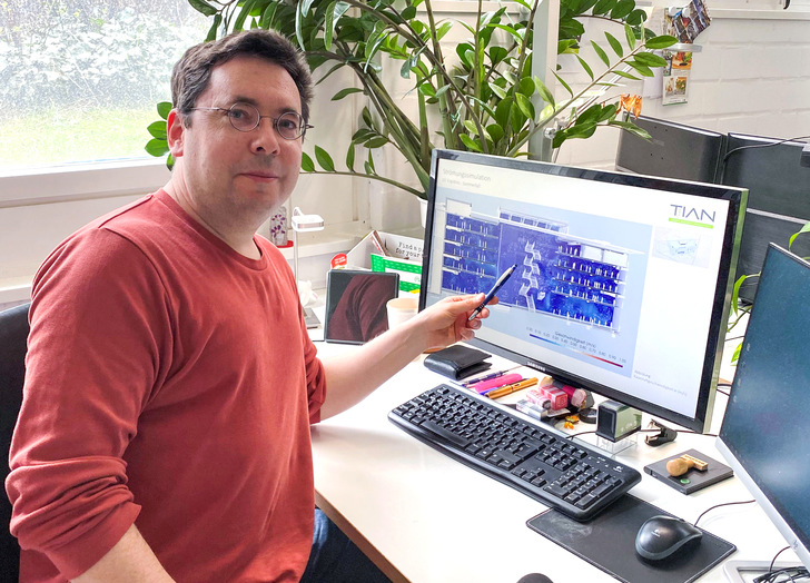 Bild 1 CFD-Programme unterstützen Planer bei der Optimierung der Behaglichkeit und Energieeffizienz von Gebäuden, Räumen und Bauteilen.