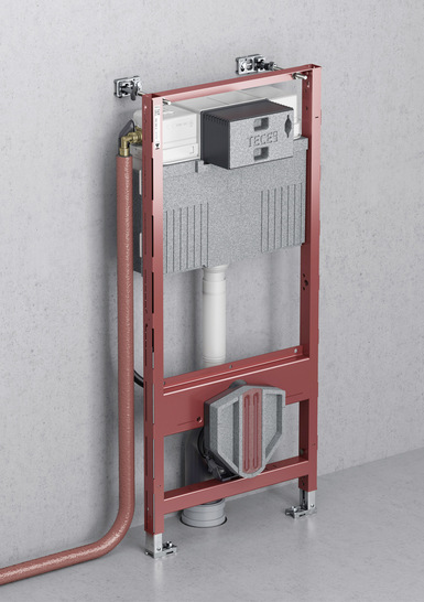 Teceprofil WC-Modul mit Universalspülkasten.