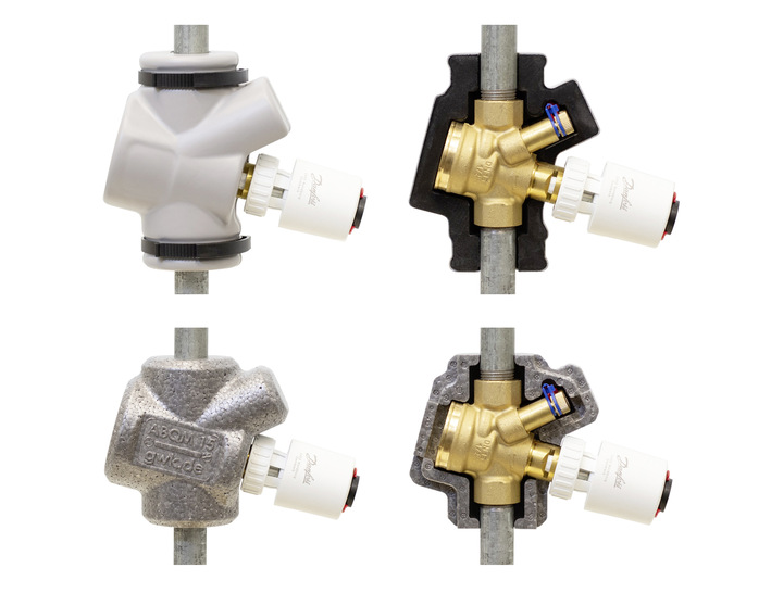 GWK Kuhlmann: Dämmkappen für Danfoss AB-QM 4.0.