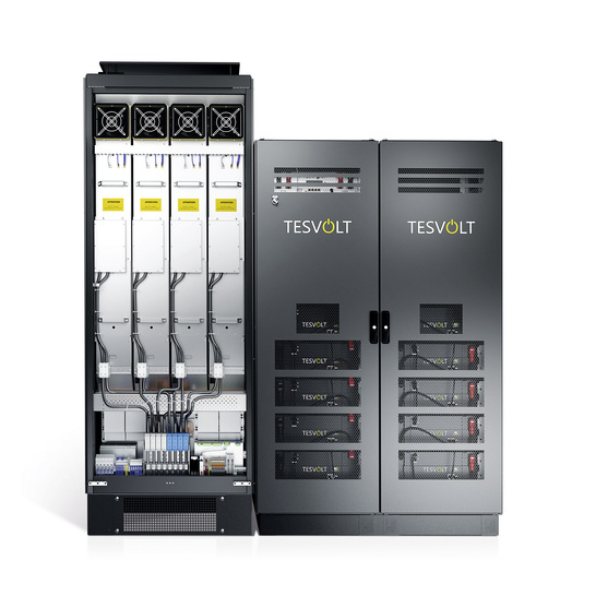 Tesvolt: Stromspeicher-Lösung TS-I HV 80.