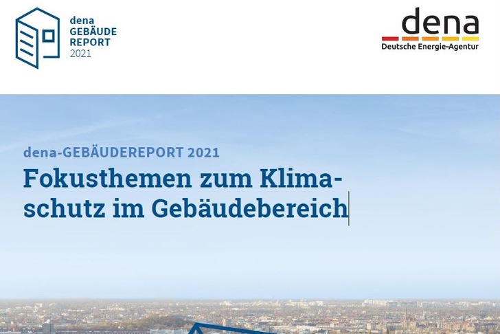 Der dena-Gebäudereport 2021 bietet eine fachlichen Standortbestimmung des Gebäudesektors und beleuchtet Fokusthemen.