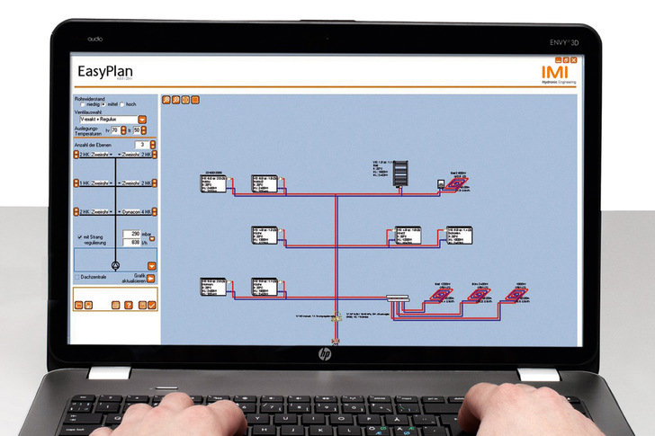 IMI Hydronic Engineering: EasyPlan-Software. - © IMI Hydronic Engineering
