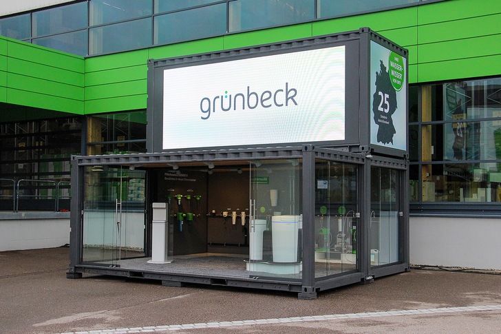 An 25 Orten findet deutschlandweit die Grünbeck-Roadshow von Anfang August bis Ende Oktober 2021 statt.