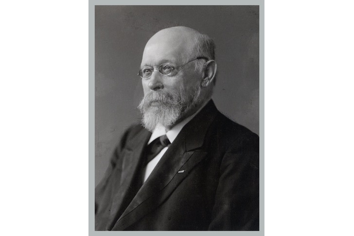 Firmengründer Johannes Klein im Jahr 1910.