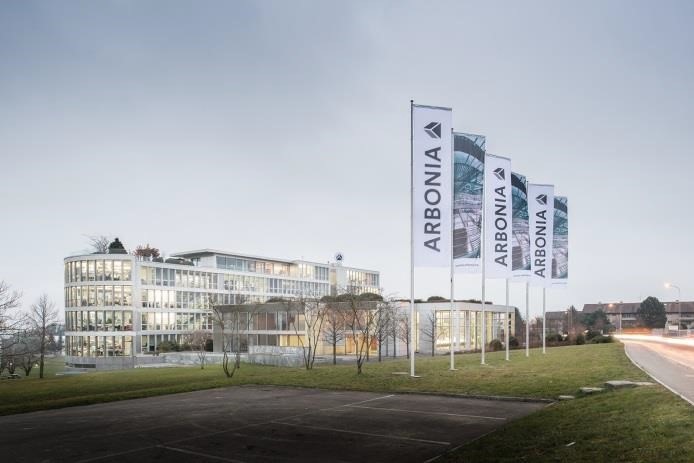 Arbonia-Headquarter in Arbon, Schweiz.