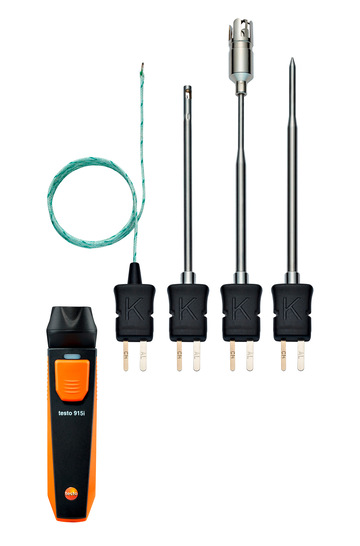 Testo: Smart Probe testo 915i mit Fühlern. - © Testo
