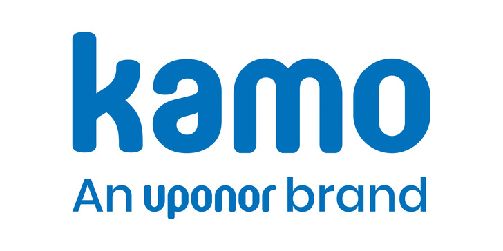 Das Logo der Uponor Kamo GmbH.