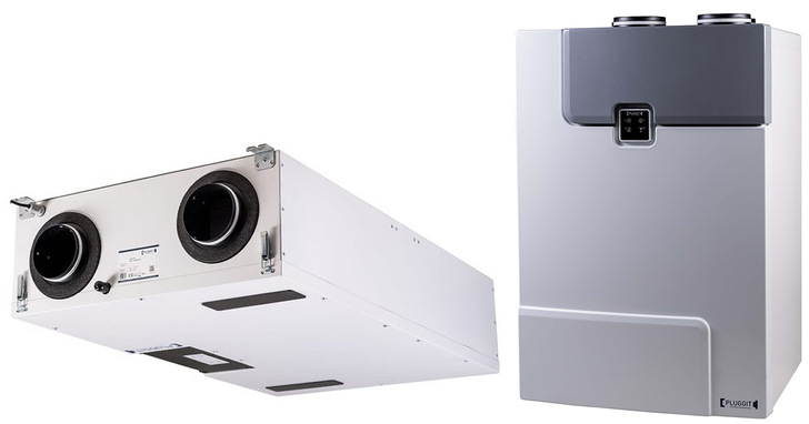 Pluggit: PluggEasy-Wohnraumlüftungsgeräte.