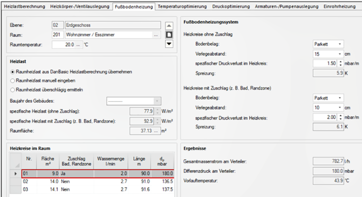 Danfoss: Modul für Fußbodenheizungen in DanBasic 7.