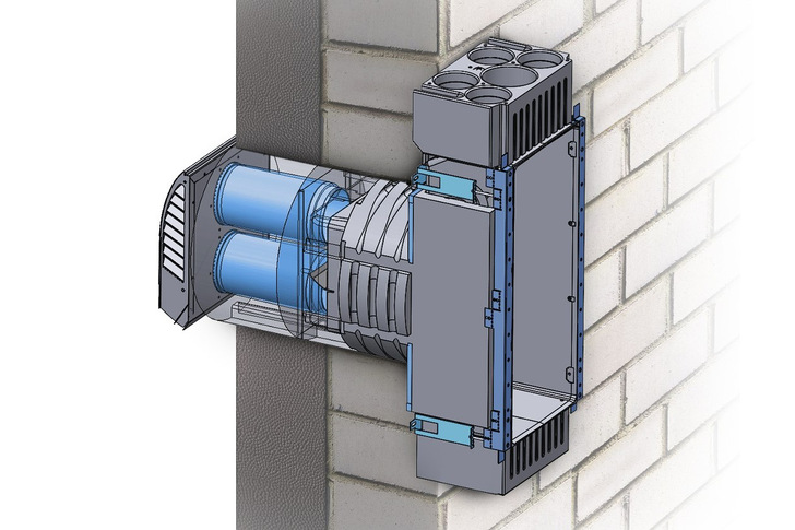 bluMartin: Lüftungslösung für die Sanierung. - © bluMartin
