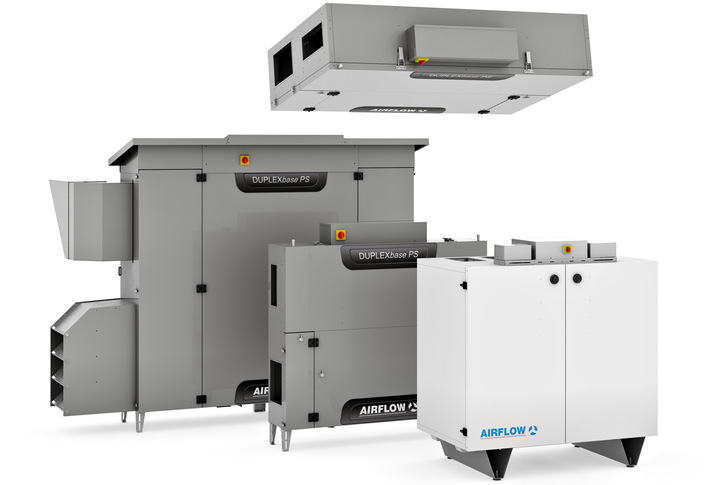 Airflow: Lüftungsgeräteserie Duplexbase.
