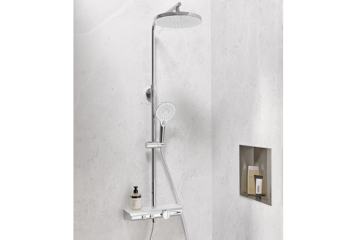 HSK: Duschsystem AquaXPro 200 Thermostat.