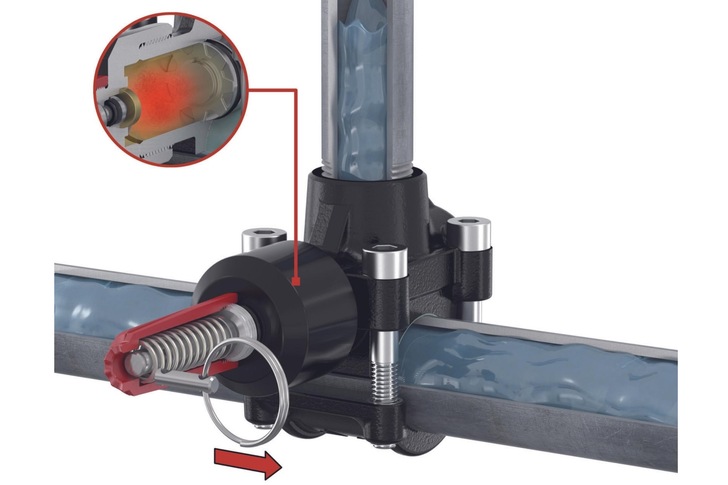 Flamco: Anbohrschelle T-plus.