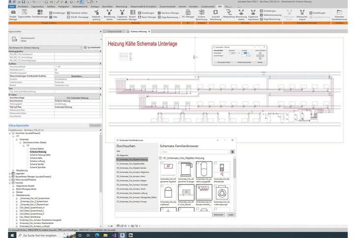 Solar-Computer-Modul Schema für Revit.
