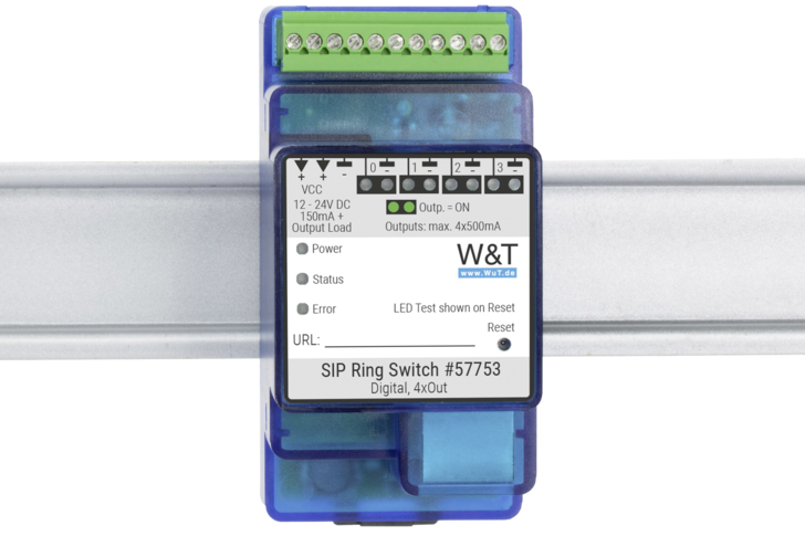 W&T: SIP Ring Switch zum Schalten per Anruf. - © W&T
