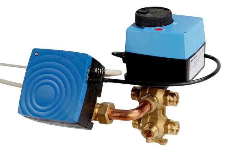 Gampper: Bluetooth-Mesh-fähiger 6-Wege-Kugelhahn.