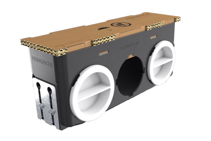 Fränkische: Luftdurchlassbox 90°.