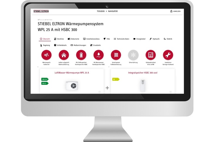 Stiebel Eltron: Navigator zur Wärmepumpenauswahl.