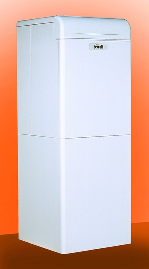 Ferroli: Econcept Kombi Center mit 140-l-Warmwasserspeicher.