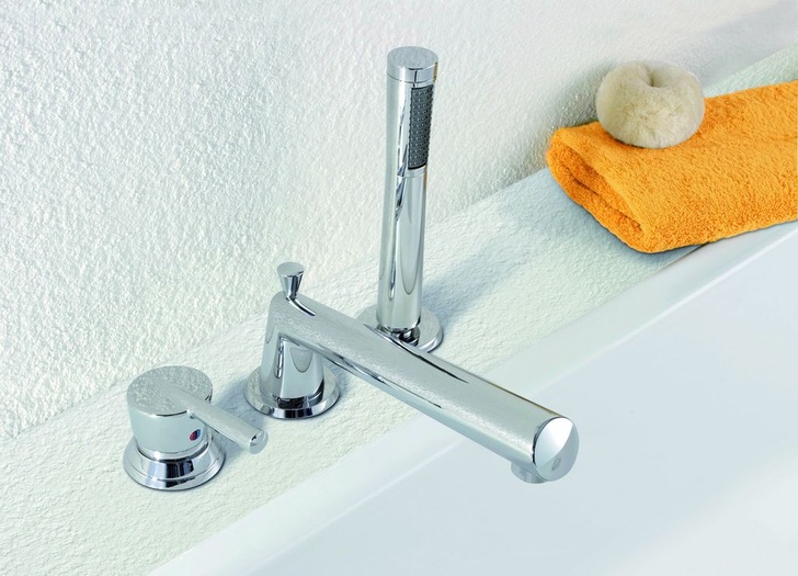 Kludi Kidó: Dreiloch-Wannenrand- und Fliesenrandarmatur.