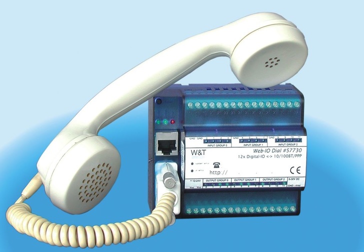 W&T: Die InternetFernwirkeinheit Web-IO 12xDigital Dial umfasst alle gängigen TCP/IP-Dienste wie TCP, UDP, http, E-Mail, SNMP, SYSLOG und FTP.