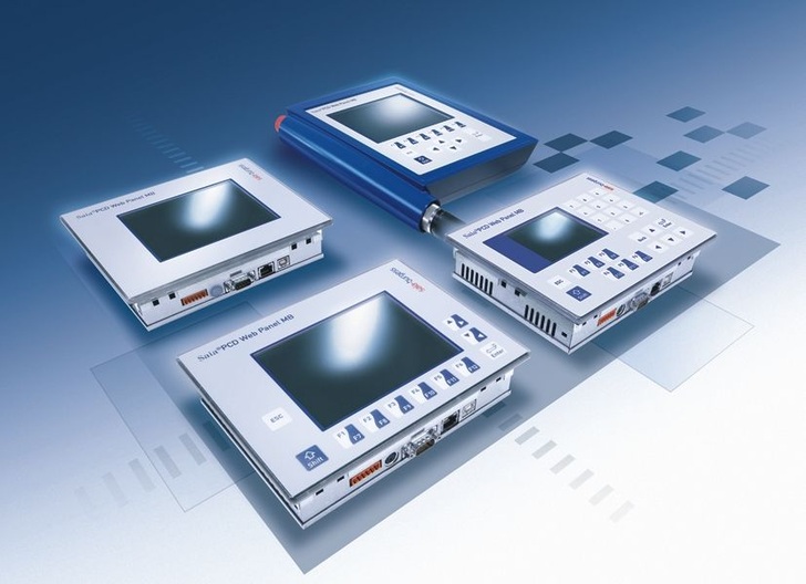 Saia-Burgess: Bedien-Panels in Displaygrößen von 3,5 und 5,7 .