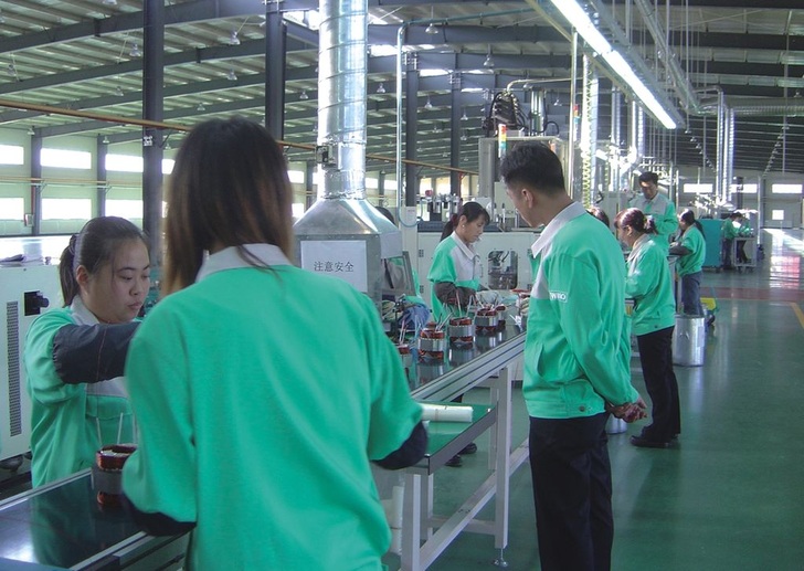 Wilo: Neue Fertigungsstätte für Trockenläufermotoren in Qinhuangdao, rund 300 km östlich von Peking - © Wilo AG
