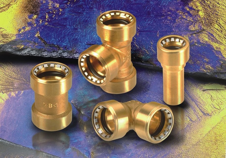 IBP: Universal-Fitting für die Verbindung aller in der Haustechnik üblichen Rohrmaterialien. - © IBP
 IBP: Universal-Fitting für die Verbindung aller in der Haustechnik üblichen Rohrmaterialien.