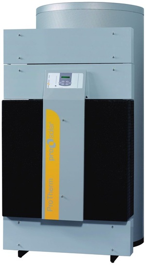 Pro Solar: „ProTherm-Wärmezentrale“. - © Pro Solar
 Pro Solar: „ProTherm-Wärmezentrale“.