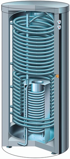 Viessmann: Heizwasser-Pufferspeicher „Vitocell 160-E“. - © Viessmann Werke
 Viessmann: Heizwasser-Pufferspeicher „Vitocell 160-E“.