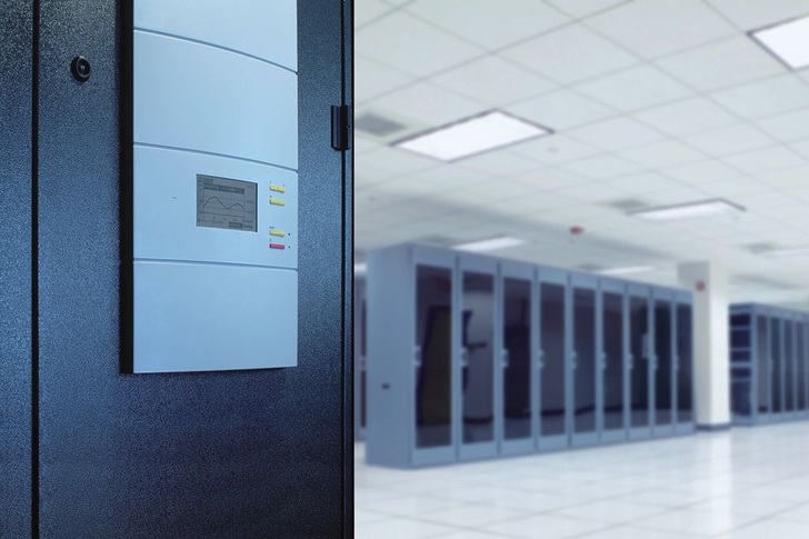 Stulz: CyberAir 2 mit Klimaautomatik „Dynamic Free Cooling“. - © Stulz
 Stulz: CyberAir 2 mit Klimaautomatik „Dynamic Free Cooling“.