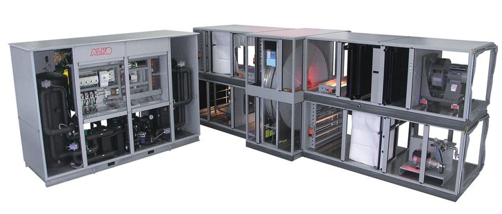 AL-KO Lufttechnik: Klimazentralgerät mit Apess-Wärmepumpentechnik.