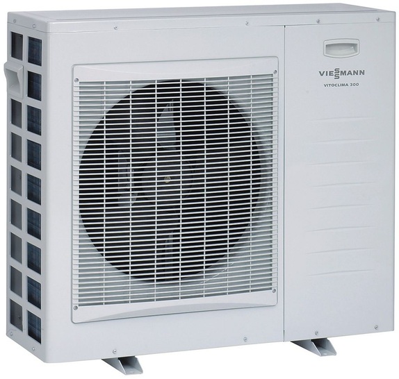 Viessmann Vitoclima 300-S Außeneinheit für den Anschluss von bis zu drei Inneneinheiten. - © Viessmann Werke
 Viessmann Vitoclima 300-S Außeneinheit für den Anschluss von bis zu drei Inneneinheiten.