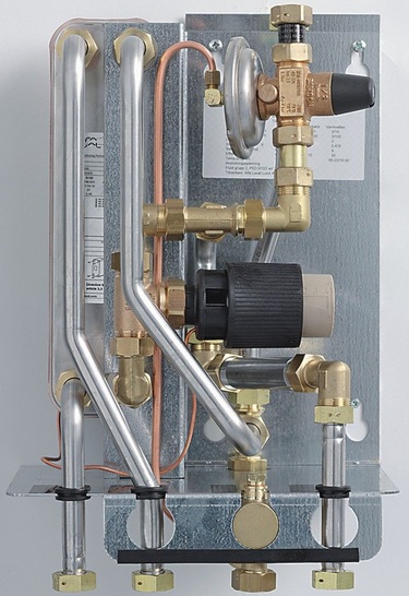 Alfa Laval: DurchflussWassererwärmer „AquaFlow-System“. 

Alfa Laval: Fernwärme-Kompaktstation Cetetherm Micro. - © Alfa Laval
