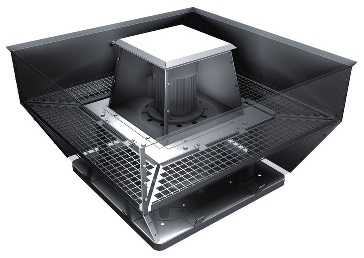 Rosenberg: Brandgas-Dachventilator DVWB.