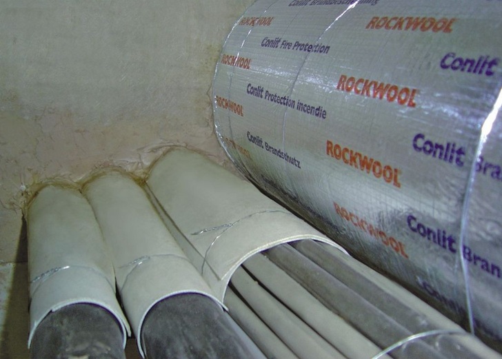 Rockwool: „Conlit Penetration System“ ohne Nachbeschichtungen auf der Baustelle. - © Rockwool
