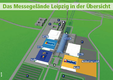 Messegelände Leipzig.