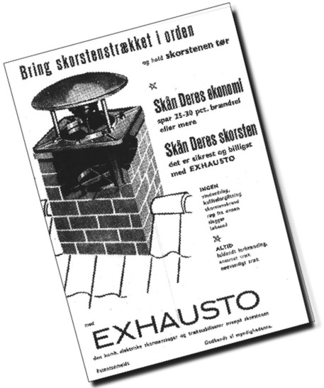 Die Produktidee für einen elektrischen Rauchsauger war der Ursprung von Exhausto im Jahr 1957.