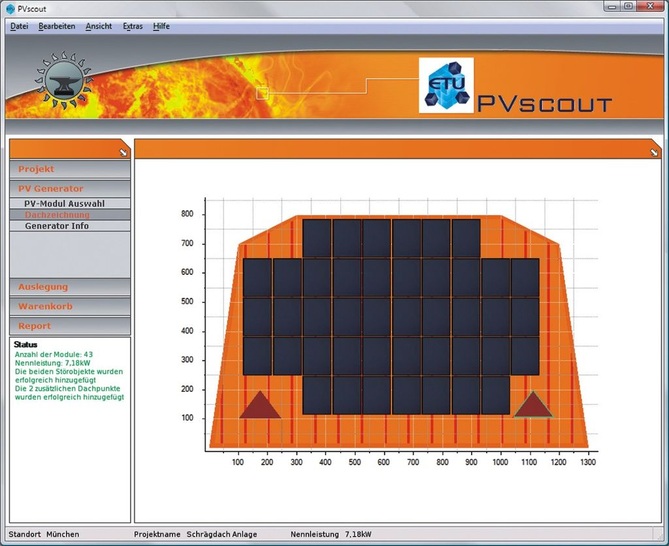 ACO Haustechnik: Fettabscheider online berechnen.ETU Software: Hersteller­unabhängiges Auslegungs­programm PVscout für PV-Anlagen. - © ETU Software
