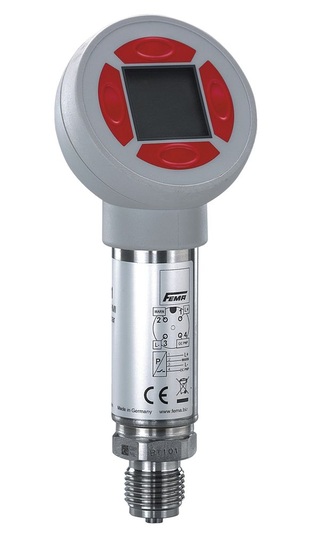 FEMA: Der elektronische Druckschalter Smart DCM und der Drucktransmitter Smart SN sind mit und ohne drehbares Display lieferbar.